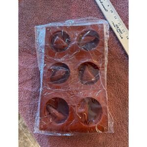 Silicone Round 6 Cavity Baking Mold cocoa bombs